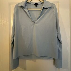 Boohoo Light Blue Blouse